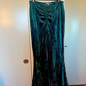 Urban Outfitters Hippie Boho Style Teal Velvet pants